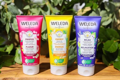 Image of Weleda Aroma Essentials Pamper Creamy Body Wash, Parabens Free, 6.8 Fluid Ounce (Pack of 2)