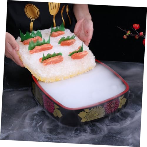 Plato sushi multifunción con patrón clásico de crisantemo miniatura 7