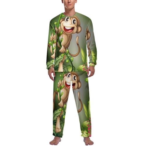 Ensemble de pyjama homme manches longues pour savourer la douceur des matins dominicaux en famille