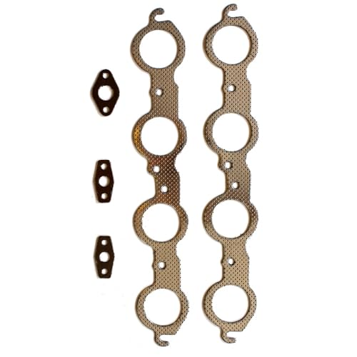 Image of Exhaust Manifold Gasket Fit for Chevrolet Express 3500 4.8L,for GMC Sierra 1500 4.8L Replace MS92467,EG3165