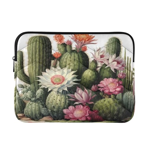Funda para portátil de 13-14 pulgadas con diseño de flores miniatura 1