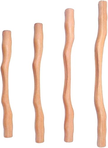 Miniatura 3 de pistro Varilla de raspado de madera Herramientas de masaje muscular masajeador de espalda - 4 piezas
