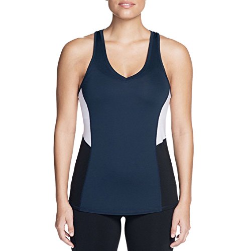Débardeur femme bleu marine taille L Skechers respirant et extensible
