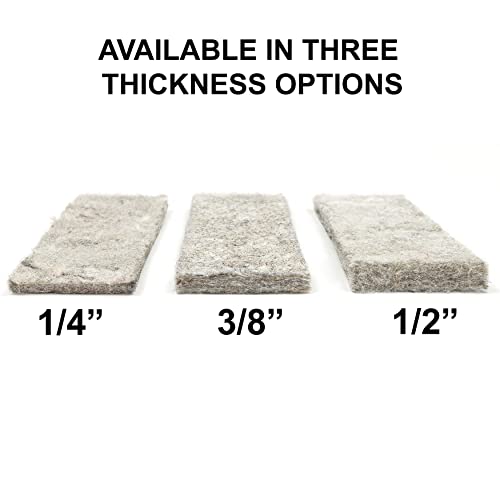 Mohawk Home 6' X 9' 1/4 Rug Pad 100% Felt Protective Cushion, Premium Comfort Underfoot – Safe For All Floors #TOP4