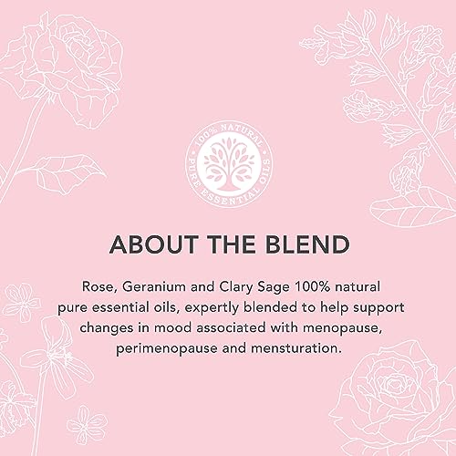 Tisserand Aromatherapy - Restore Balance Discovery Kit - Roller Ball, Body Oil & Mist - Perimenopause, Menopause & Menstruation Support Women - Rose, Clary Sage & Geranium - Natural Essential Oils - Image 6