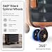 CONCEPTEN Luggage Sets 5 Piece, Suitcases with Wheels, Hardshell Suitcase Set, ABS Carry on Luggage Set with TSA Lock, Travel Luggage