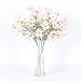 2 Pcs Artificial Flowers Plants Calliopsis Silk Flower Arrangements Wedding Bouquets Decorations Plastic Floral Table Centerpieces for Home Kitchen Garden Party Decor Approx 23.6'' High - Light Pink