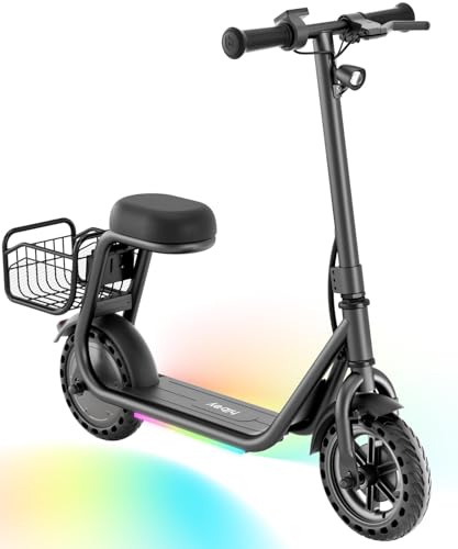 Hiboy Q2 Lite Electric Scooter with Seat for Kids, 3-Speed Adjustable, UL...