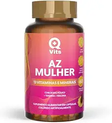 AZ Mulher Completo QMaisVits 60 Cápsulas Softgel