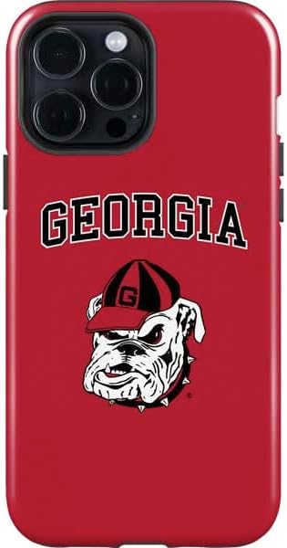 Skinit Impact Phone Case Compatible with iPhone 15 Pro Max - Officially Licensed University of Georgia Bulldogs Logo Design