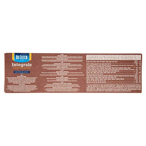 Image of De Cecco Pasta Whole Wheat Spaghetti, 500g
