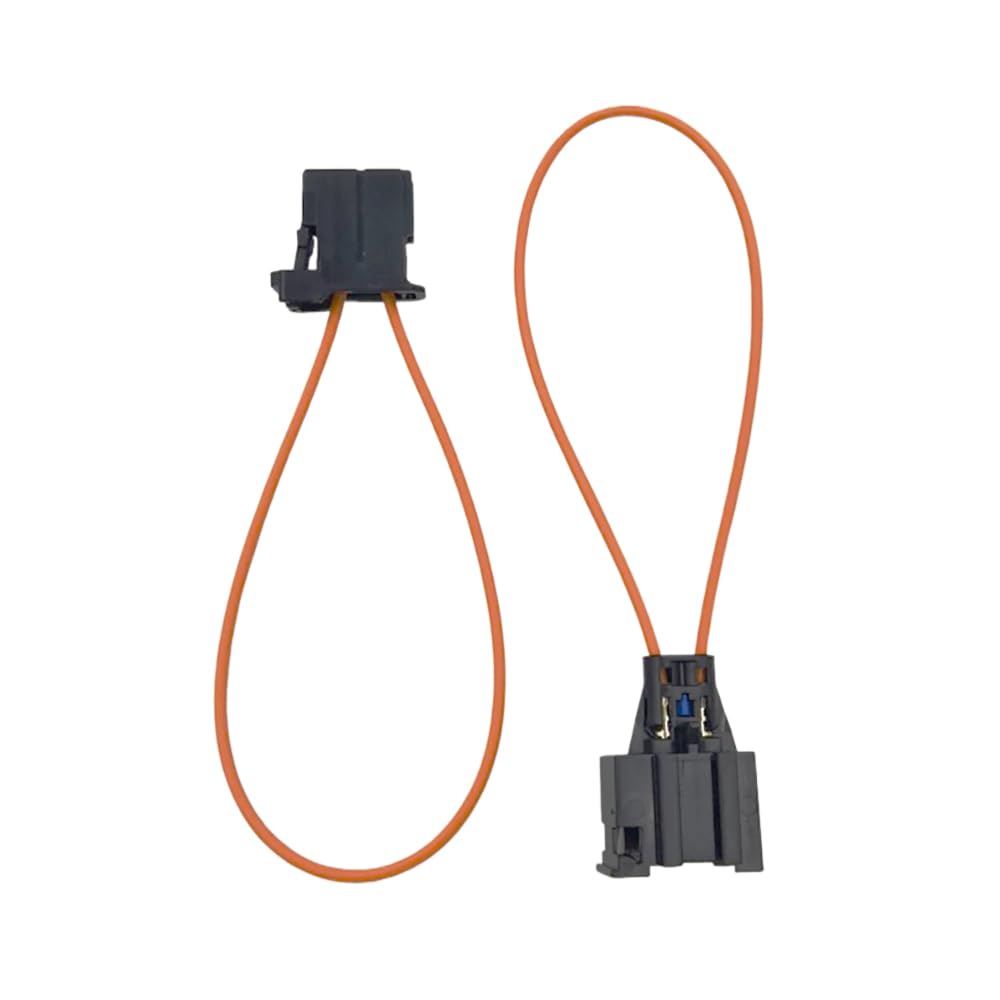 DSkoiph 2pcs Female & Male Adapter Universal Connector for Radio and Audio Fiber Optic Optical Loop Bypass Compatible with BMW Audi Benz Mercedes VW Porsche