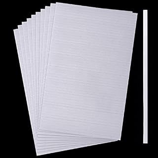 1000 Pieces Foam Sticky Strips Double Sided Dual-Adhesive 3D Foam Tapes Foam Pop Strips Adhesive Mount for Shaker Card Scrapbooking, 20 Sheets, 3.9 by 0.12 by 0.07 Inch