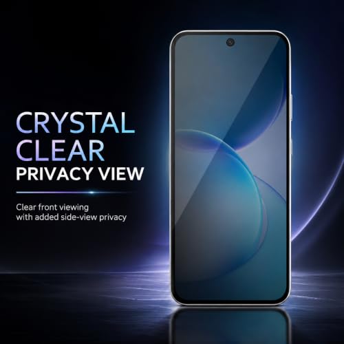 Image of FIRST MART Privacy Tempered Glass for Oppo Reno 16 | Anti-Spy Screen Protector, Edge-to-Edge 9H Scratch Protection, Case-Friendly, Bubble-Free | Pack of 1