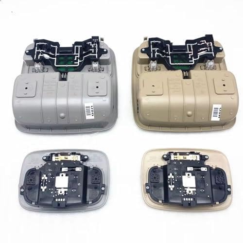 Car Reading Light Sunroof Switch for KIA Carens 2007-2012,Car Interior Overhead Console Dome Light Reading Lamp Sunroof Switch Parts.,A-Gray Rear(Normal/D-Beige Front)