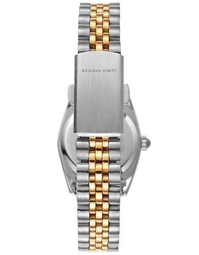 ساعة انالوج بمينا ابيض للنساء من كينيث سكوت - K22536-TBTW