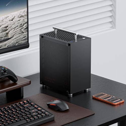 Caja PC compacta compatible con GPU de 206mm y disipador de 70mm 5