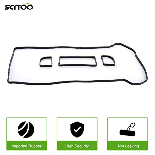 Image of SCITOO Engine Valve Cover with Gasket Replacement for Mercury for Ford Escape Focus Z4 2005-2013 Valve Cover Gasket Set QR25DE