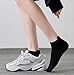 12 Pairs Athletic Ankle Socks for Women Breathable Low Cut Running Socks Cushioned Moisture Wicking for Sport Traveling