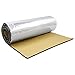 sourcing map Aislante Térmico Estera Laminada de Aluminio Intensivo Autoadhesiva PE Espuma 5mm de Espesor Insonorización Coche 60x40Pulgadas