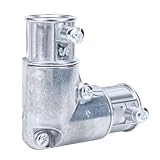 XUMIUZIY 1/2 Zoll 90-Grad-Zugbogen, Nahtlose Inneneck-Rohrkupplung – Vielseitige Anwendung – Zinklegierungsmaterial