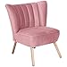 Produktbild Max Winzer Sessel Alessandro Samtvelours rosé, 70 x 66 x 80 cm, 2877-1100-2044206-F01