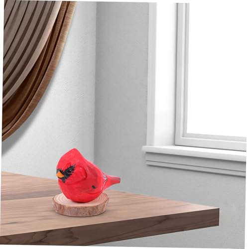 Statue d'oiseau en bois sculpté à la main, idée cadeau originale de créateur