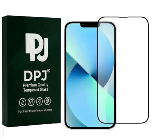 Image of DPJ Tempered Glass for iPhone 13 Pro Max / iPhone 14 Plus (6.7 Inch) With Installation Kit | Military-Grade Gorilla Screen Protector | Edge to Edge Coverage |9H Hardness |Bubble-Free | Case Friendly | [Pack of 1]