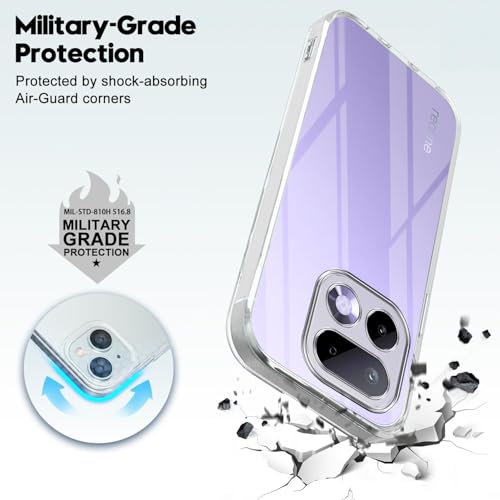 Image of Jkobi Silicone Back Cover Case for Realme 16 Pro (Clear Shockproof Case with Camera Protection | Soft and Flexible | Transparent)