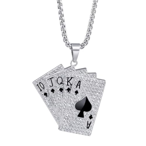 Image of SALTY ALPHA Anti Tarnish Stainless Steel Locket Neck Chain for Men | Stylish Pendant Necklace | Jewellery Accessories for Boys | Minimal Jewelry | Gifts for Boyfriend & Husband | Gift for Diwali, Christmas, Marriage, Birthday, Rakhi