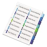 Avery Double Column Table of Contents Dividers, 16-Tab, 1 Set – view 4
