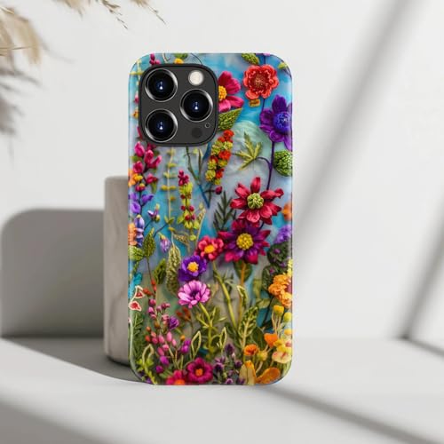Coque iPhone 14 Pro DEENAKIN rigide double couche et silicone antichoc à motif Mélodie