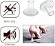 12 Paar Absatzschoner Absatzstopper Fersenschoner Fersenschutzkappen Stöckelschuh Absatzschutz Absatzschoner Für High Heels Damenschuhe Hohe Absätze Schützen Schuhabsätzen Transparent 3 Größen S M L