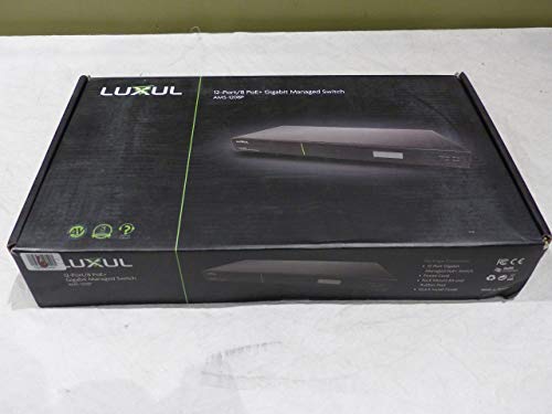 LUXUL 12-Port/8 PoE+ Giga Managed Switch miniatura 1