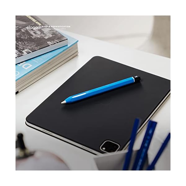 elago Klassische Hülle Kompatibel mit Apple Pencil 2. Generation Cover Hülle, Dauerhaftes Silikon, Klassisches Design… – Bild 7
