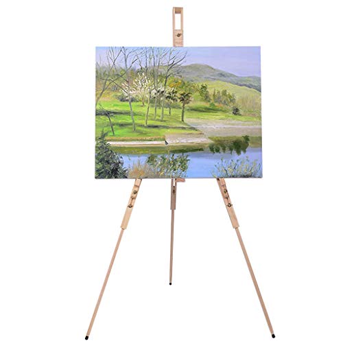 FHSLKXIM Caballetes Trípode De Pino Caballete De Dibujo Caballete Retráctil Soporte Retráctil para Cuadernos De Bocetos Pintura Al Óleo Soporte De Madera Maciza Suministros De Arte