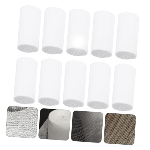 TEHAUX 10 piezas rollos de gasa 8x600cm venda compresiva desechable para primeros auxilios, cuidado de heridas y entrenamiento deportivo miniatura 4