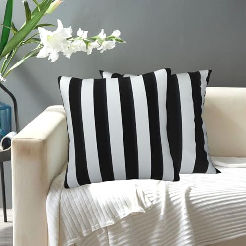 Dwrepo ���Ɣ��̃X�g���C�v �X���[�s���[�J�o�[ 30.5cmx30.54cm �����X���[�s���[�P�[�X ���_�� �N�b�V�����J�o�[ �����` �\�t�@/�\�t�@/�Q��/���r���O���[��/�ԗp