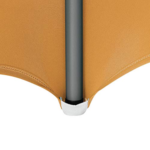 Image of Peomeise 4FT Spandex Table Cover Rectangular Stretch Spandex Tablecloth (Gold,4FT)