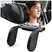 Aipwerer Poggiatesta Auto,180°Regolabile Telescopico Smontare Dell'auto Supporto Per Il Collo Dormire Poggiatesta Laterale,Adatto Per Il Supporto Della Testa di Adulti e Bambini (Nero)
