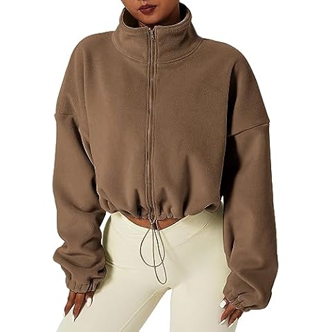 AMDOLE Women's Autumn Jacket with Hood Cover