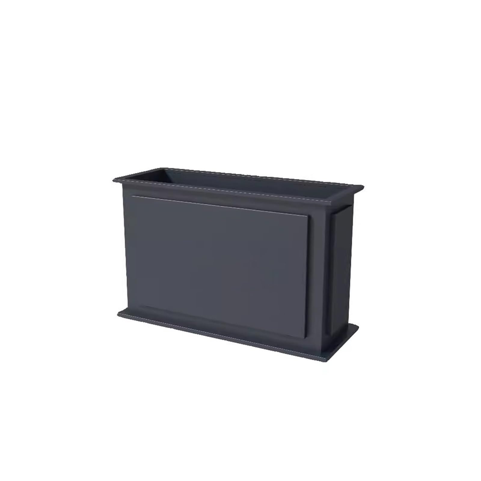 Kx9Lb8d Planter Box Outdoor Square Sales Flower Box Fence Rack Courtyard Trough Tree