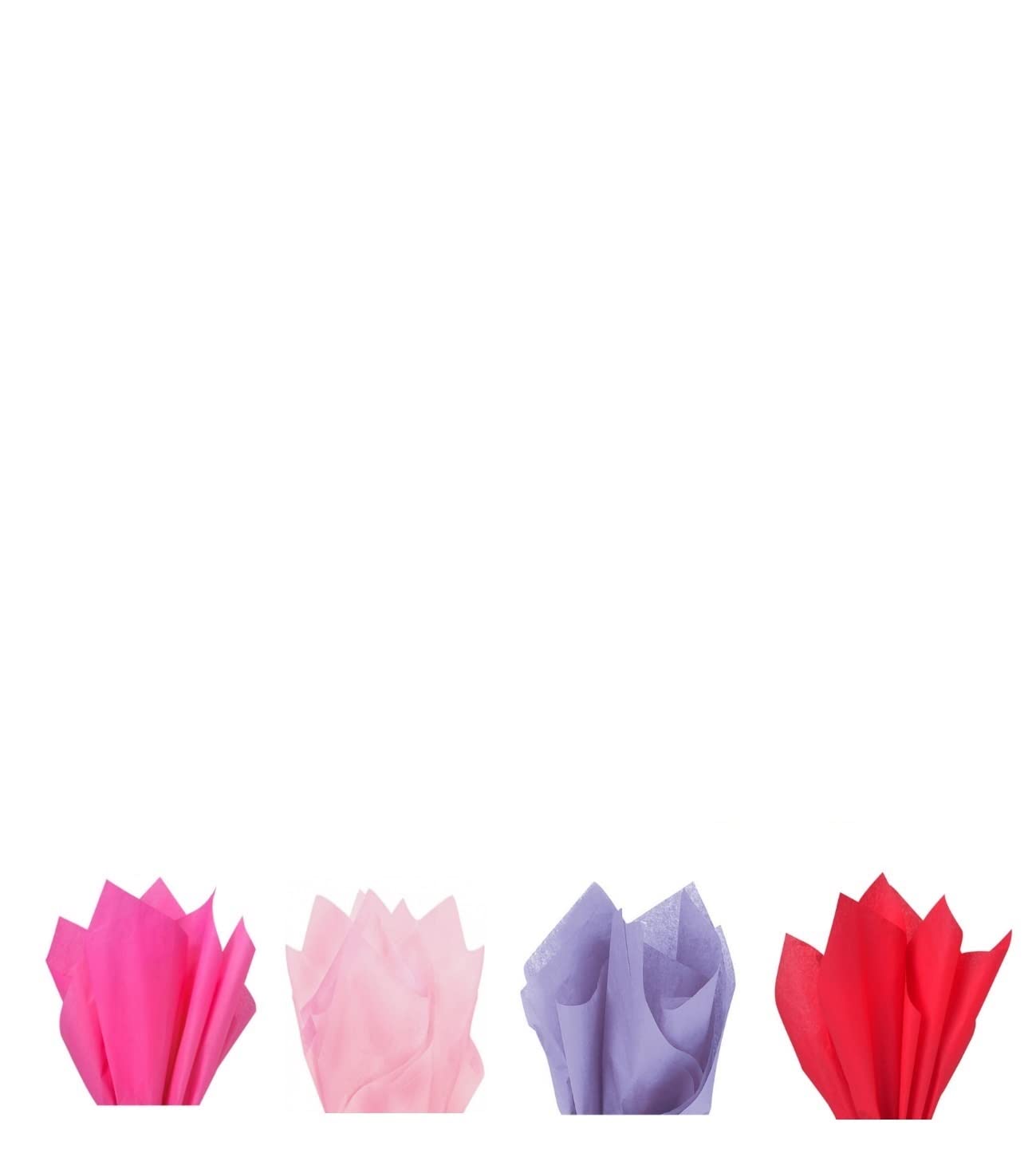 MustBeBonkers Tissue Wrapping Paper Sheets - 16gms - Acid Free - 50x75 cm (Valentines Mix, 50) — image 1