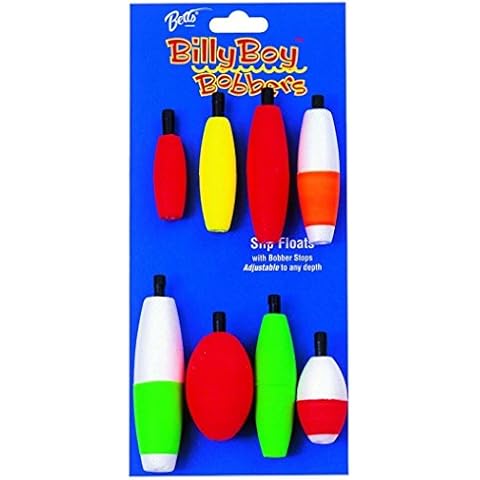 Billy Boy Betts 92 Bobbers Balsi Foam Peg Float Assortment, Pack of 8, Assorted Finishes Cover