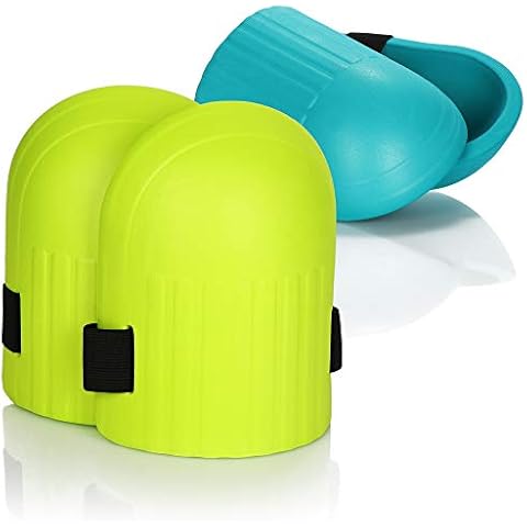 com-four® 2 Pares de Rodilleras para jardinería - Rodilleras para Colocar Suelos - Rodilleras para Trabajos de alicatado - Protectores de articulaciones Cover