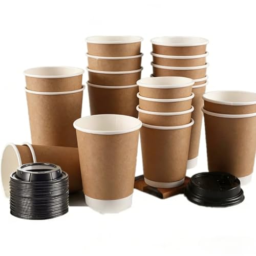 �R�[�q�[�J�b�v �g���̂� ��d�f�M�y�[�p�[�J�b�v �W�t�� 50/100�� kxzlhaa �J�t�F�I�� �R�[�q�[ �e�C�N�A�E�g�p �ϔM �g���̂� ���R�b�v �Ɩ��p �ƒ�p (50��,400ML)