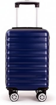 Ryan air 40x20x25 1628 Underseat Cabin Bag, Lightweight Suitcase Cabin Case, 4X 360 Degree Spinner Detachable Wheels, Maximum Carry-On Size, ABS Hard Shell, 10kg Hand Luggage Bag