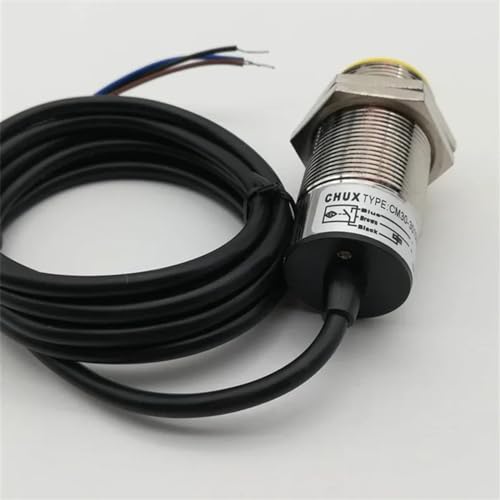 Interruptor industrial tipo cilindro M30 con sensor de proximidad NPN de 3 cables 7