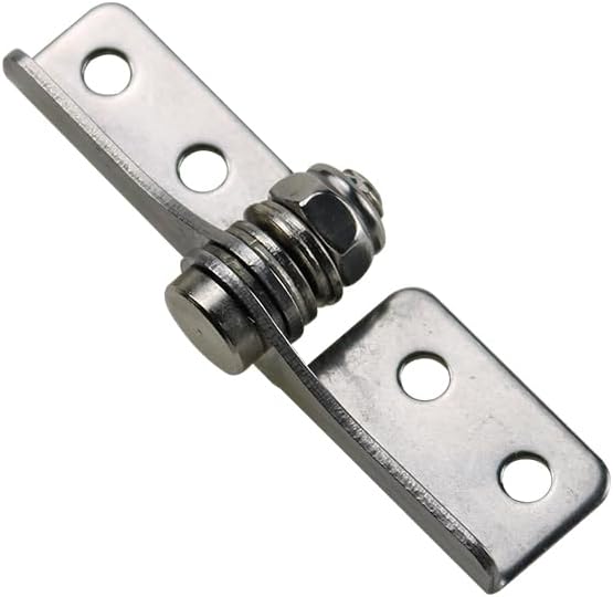 Stainless Steel Adjustable Damping Shaft Torque Can Stop Hinge At Any Angle Left/Right Hardware Accessories 1Pcs(Left,2.5N.m)