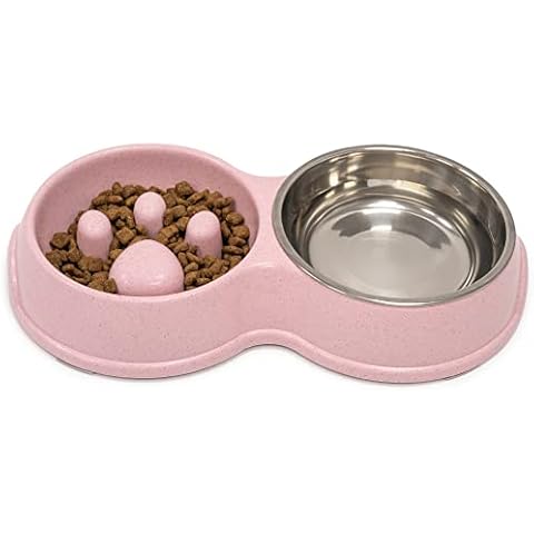 Fur & Bone Double Slow Feeder Dog Bowl Cover